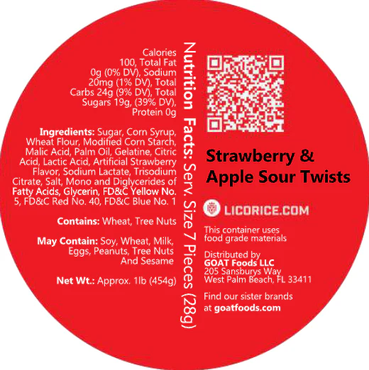 Strawberry & Apple Sour Twists - Image 4